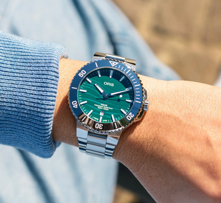 ORIS  Мужские швейцарские часы, автоматический механизм, сталь, 43,5 мм